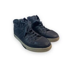 Steve Madden M-anddy High Top Sneaker Leather Shoe Size 8.5 B Pre-Owned